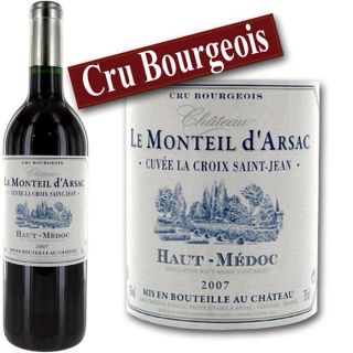   Bordeaux   Millésime 2007   Vin rouge   Vendu à lunité   75cl