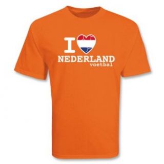 I Heart Nederland Soccer T Shirt Clothing