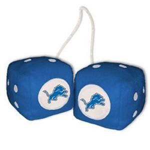 Detroit Lions Fuzzy Dice: Sports & Outdoors