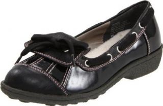 Jellypop Womens Ponie Flat,Black,6 M US Shoes