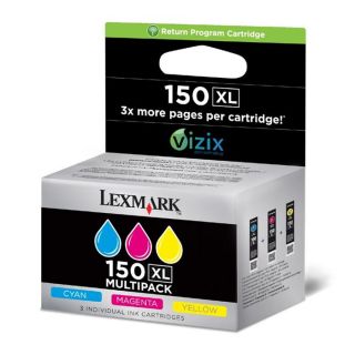 Lexmark Multipack n° 150XL C/M/J (14N1807E)   Achat / Vente CARTOUCHE