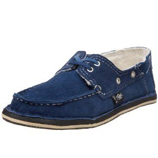 The Riff Classic Boat Shoe,Sea Blue,35 EU (US Womens 4 M) Shoes