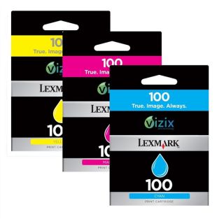 Lexmark Multipack n° 100 C/M/J   Achat / Vente CARTOUCHE IMPRIMANTE