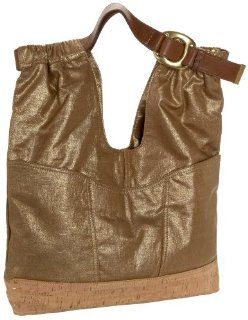 com Kooba Sophie Canvas Tote with Leather Strap,Gold,one size Shoes
