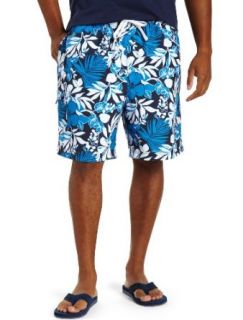 Island Outfitters Big & Tall Hibiscus Print Swim Trunks