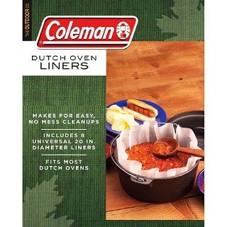 Coleman Parchment Paper Dutch Oven Liner 8 Pack Sports