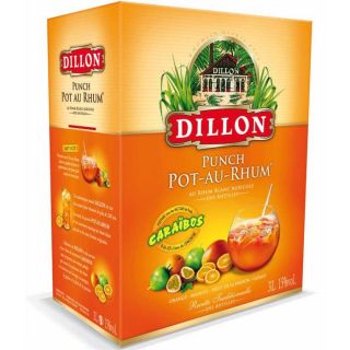 Bag in Box Punch Dillon Pot au Rhum 15% 300cl   Achat / Vente PUNCH