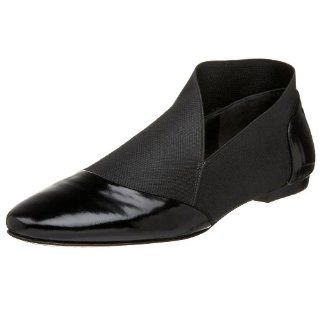 : Donna Karan Womens 894106 Flat,Black,38 EU (US Womens 8 M): Shoes