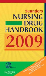 Saunders Nursing Drug Handbook 2009