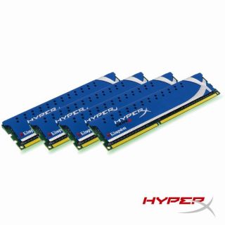 Kit Mémoire HyperX 16Go (4x4Go) DDR3 Quad Channel   1866MHz   CL 9 11