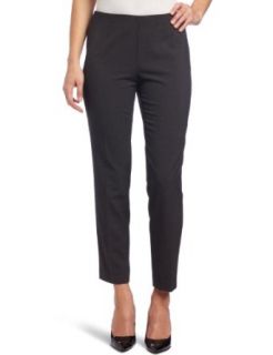 Calvin Klein Womens Side Zip Pant, Charcoal, 2 Clothing