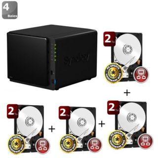 Synology NAS DS413 & 4 WD Red 2To   Achat / Vente SERVEUR STOCKAGE