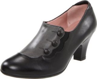 Doli Pump,Black/Grey Leather Combination,42 EU/11 11.5 W US Shoes