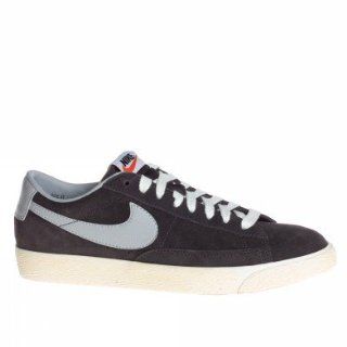 Nike Trainers Shoes Mens Blazer Low Prm Vntg Suede Mouse Grey