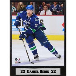 Vancouver Canucks, Daniel Sedin 9x12 inch Photo Plaque Today $19.49