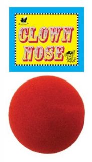 Red Foam Clown Nose: Clothing