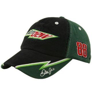 Dale Earnhardt Jr. Black Green Mountain Dew Flex Fit Hat
