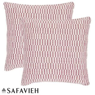 Manhattan 18 inch Red/ Ivory Decorative Pillows (Set of 2) Today $33