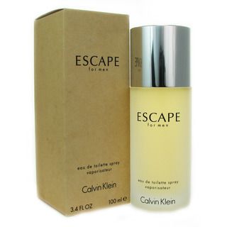 Calvin Klein Escape Mens 3.4 ounce Eau De Toilette Spray