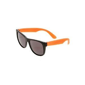 Pack of 3 Pairs of Orange Neon & Black Sunglasses Wayfarer