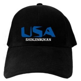 Caps Black Usa Shinjinbukan  Martial Arts: Clothing