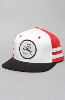 Play Cloths The White Stripes Snapback Hat in Formula One
