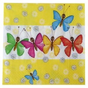 20 serviettes papillons 33 x 33 cm rayher   Achat / Vente CONSOMMABLE