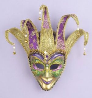 60159 Jeweled Mardi Gras Jester Mask Clothing