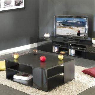 MANGO Table basse noire 81 x 61 x 35 cm   Achat / Vente TABLE BASSE