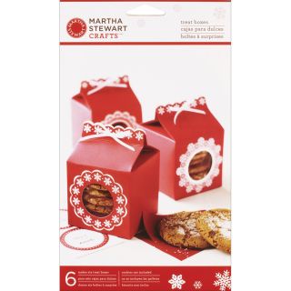 Martha Stewart Snowflake WindowTreat Boxes (Pack of 6)
