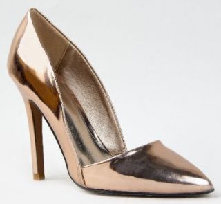 POTION 50 Classic dOrsay Mid High Heel Pointy Toe Classy Pump: Shoes