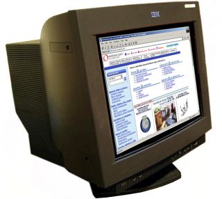 IBM P260 Flat Black 21 inch FD Trinitron Monitor (Refurbished