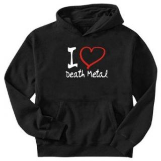 Sweatshirt Black  I Love Death Metal  Music Clothing