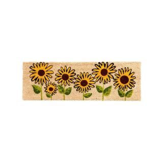 Paillasson FUN TOURNESOL jaune 25x75 Astra   Achat / Vente PAILLASSON