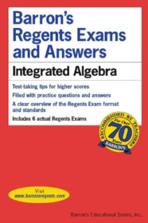 Barrons Regents Exams and Answers Integrated Algebra (Paperback