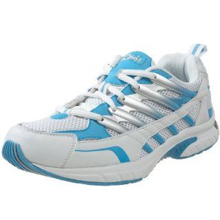 Womens W6027 Exo Walker Fashion Sneaker,White/Blue,5 M US Shoes