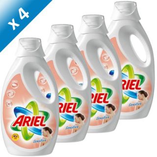 ARIEL Lessive liquide Derma Sensitive 27 doses x 4   Achat / Vente