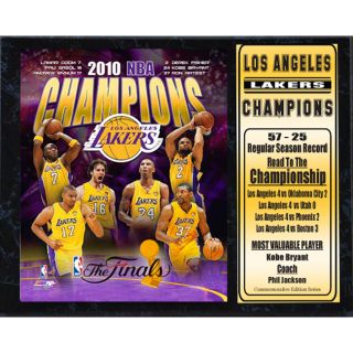 Encore Select 2010 NBA Champions LA Lakers Stat Plaque (12x15) Today