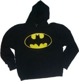 Batman Classic Logo Hoodie Sweatshirt: Clothing