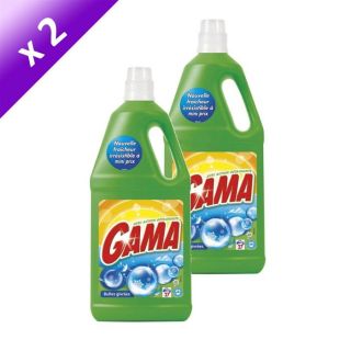 GAMA Lessive liquide Bulles givrées x2   Achat / Vente LESSIVE GAMA