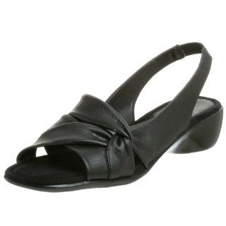  LifeStride Womens Mango Slingback Sandal,Black,4.5 M Shoes