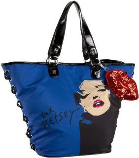 Betsey Johnson Mary Lynn Tote,Blue,one size Shoes