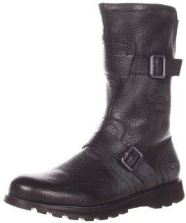 Kenneth Cole REACTION Mens Wedge N Groove Boot,Black,7.5 M US Shoes
