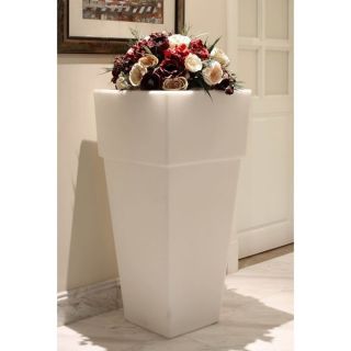Vase lumineux carré à rebord H 105 cm ampoule E27   Achat / Vente