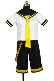 Vocaloid 2 Len Kagamine Boy Cosplay Costume: Clothing