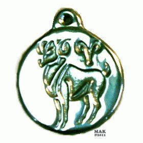 Aries   Pewter Pendant   Astrology Jewelry, Zodiac Sign