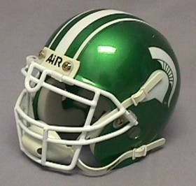 Michigan State Spartans 2001 Throwback Schutt Mini Helmet