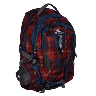 High Sierra Stalwart Flannel Plaid/Navy Laptop Backpack