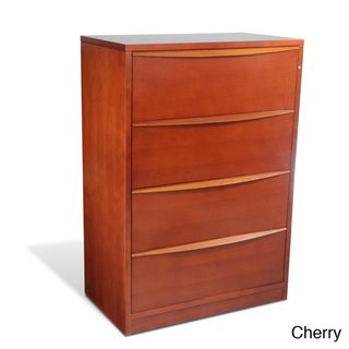 drawer Lateral Cherry Wood File Cabinet