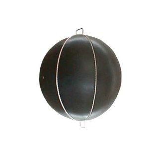Double Ended Leather Speed Ball Boxing Bag   Black [Misc